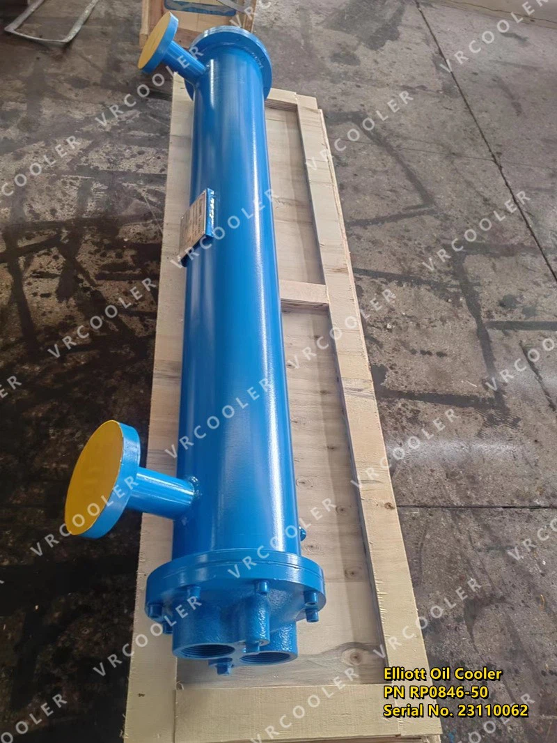 Elliott Oil Cooler PN RP0846-50 Serial No 23110062 Elliott Oil Cooler PN RP0846-50 Serial No 23110062