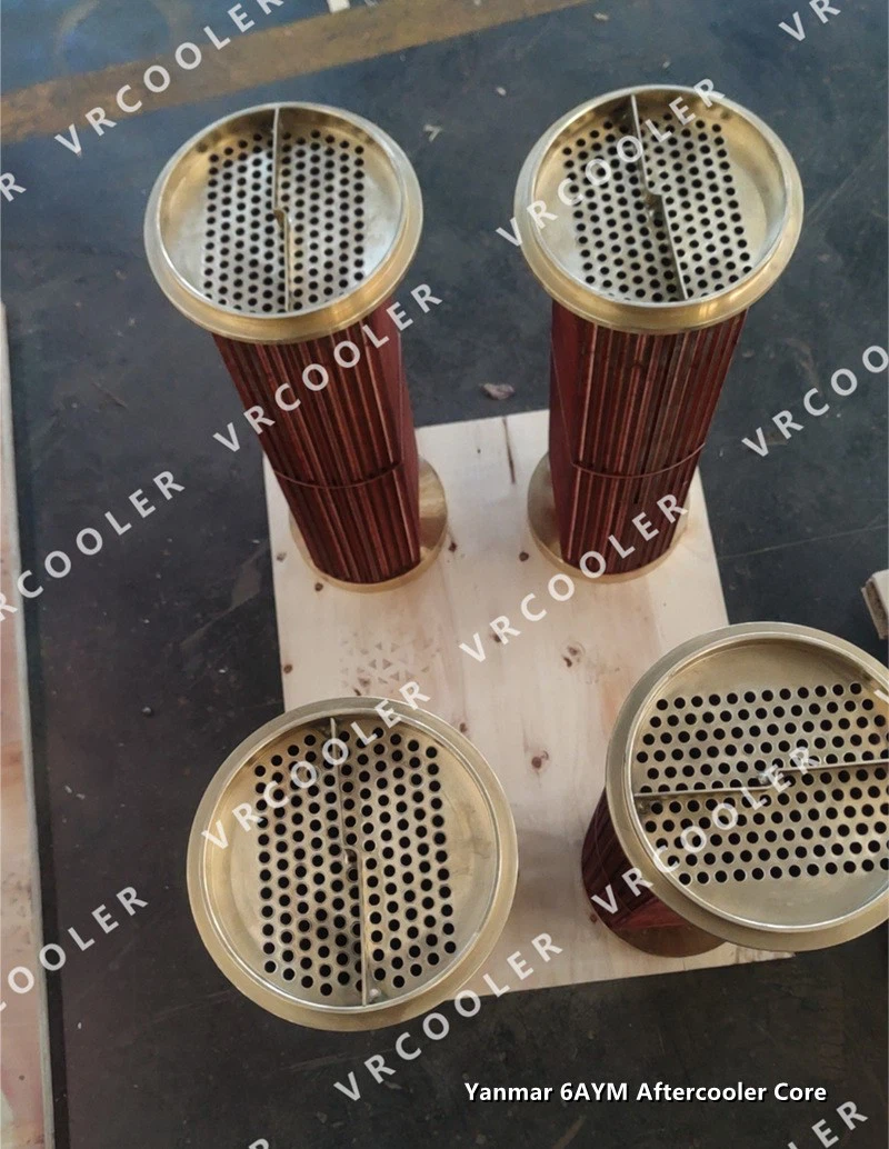 Yanmar 6AYM Aftercooler Core According to Drawing Yanmar 6AYM Aftercooler Core According to Drawing